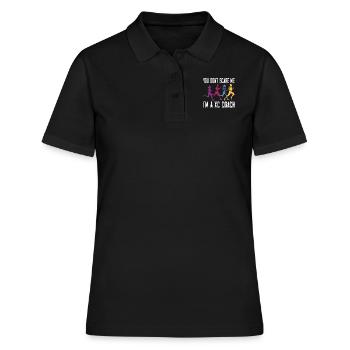 Présent de course XC pour hommes et femmes - Polo Femme - noir - Devant - Ailine (174cm)