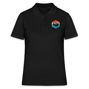 Cadeau VR de réalité virtuelle - Polo Femme - noir - Devant - Ailine (174cm)