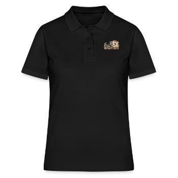 Putois furet mignon - Polo Femme - noir - Devant - Ailine (174cm)
