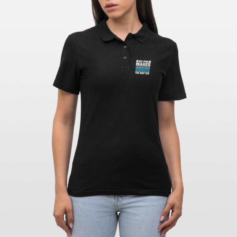 Web Developer Web Developer Funny Women's Polo Shirt