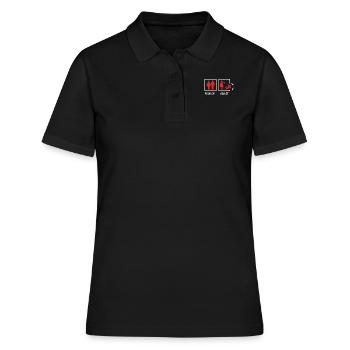 Problem Gelöst Scheidungsparty Scheidung - Frauen Polo Shirt - Schwarz - Vorne - Ailine (174cm)