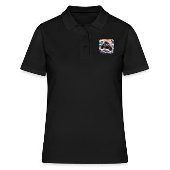 Monster truck - Polo Femme - noir - Devant - Ailine (174cm)