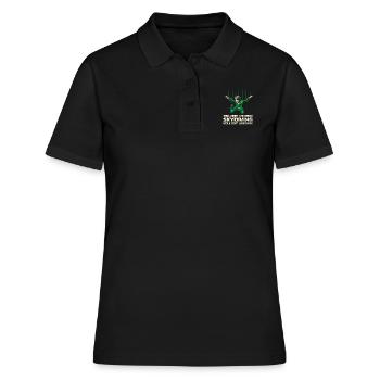 Légende du parachutisme intérieur - Polo Femme - noir - Devant - Ailine (174cm)