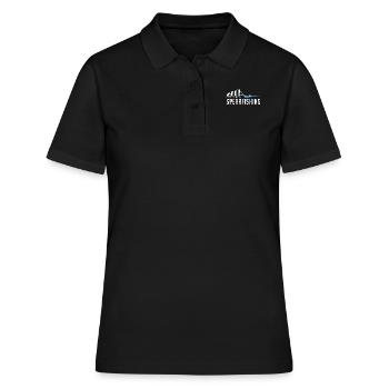 Spearfisher Spearfishing Fish Hunt with Harpoon - Women's Polo Shirt - black - Front - Ailine (174cm)