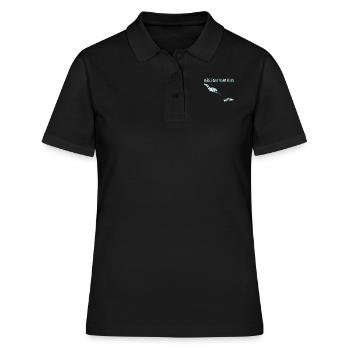 Harpoons Spearfishing Here Fischi Fischi Fish Hunting - Women's Polo Shirt - black - Front - Ailine (174cm)