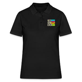 Meilleure fille de parapente Gleitschirmfliegen - Polo Femme - noir - Devant - Ailine (174cm)