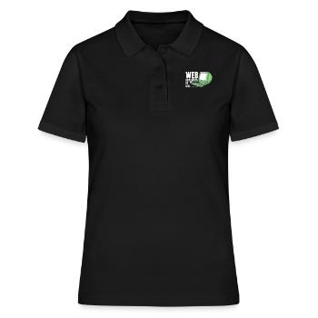 Web Developer Web Developer Funny - Women's Polo Shirt - black - Front - Ailine (174cm)