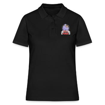 Seagulls Gull Power Coastal Bird Baltic Sea North Sea - Women's Polo Shirt - black - Front - Ailine (174cm)