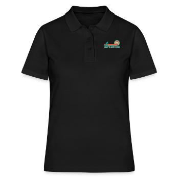 Bowlingspieler How I Roll Bowling Shirt - Frauen Polo Shirt - Schwarz - Vorne - Ailine (174cm)