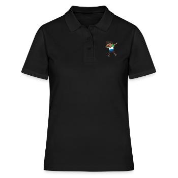 Sierra Leone - Frauen Polo Shirt - Schwarz - Vorne - Ailine (174cm)
