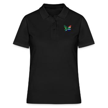 Afrique du Sud - Polo Femme - noir - Devant - Ailine (174cm)