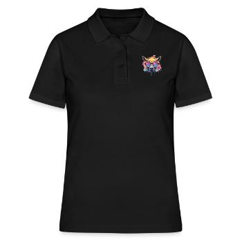 Pig Sunglasses Pig Pig Pig Pig Pig Pig - Women's Polo Shirt - black - Front - Ailine (174cm)