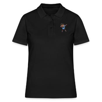 Botswana - Frauen Polo Shirt - Schwarz - Vorne - Ailine (174cm)