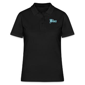 Bayerisches Bier München Saufen - Frauen Polo Shirt - Schwarz - Vorne - Ailine (174cm)