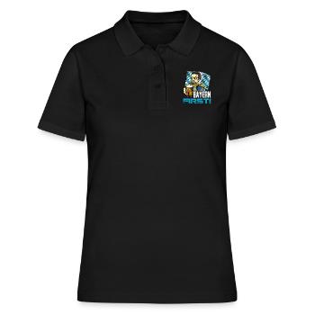 Bavaria First King Ludwig Free State of Bavaria - Women's Polo Shirt - black - Front - Ailine (174cm)