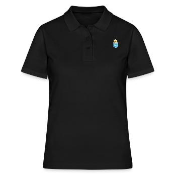 Bavarian beer mug beer fan Bayern Boarisch - Women's Polo Shirt - black - Front - Ailine (174cm)