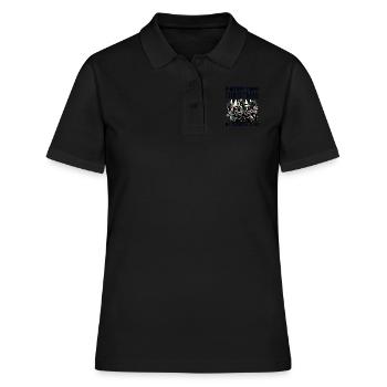 Merry Emo Christmas My Chemical Elves Emocore - Frauen Polo Shirt - Schwarz - Vorne - Ailine (174cm)