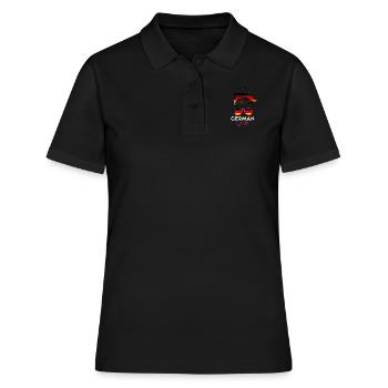 German Girl - Women's Polo Shirt - black - Front - Ailine (174cm)