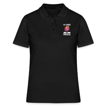 Au Pair Fille Maternelle Nounou - Polo Femme - noir - Devant - Ailine (174cm)