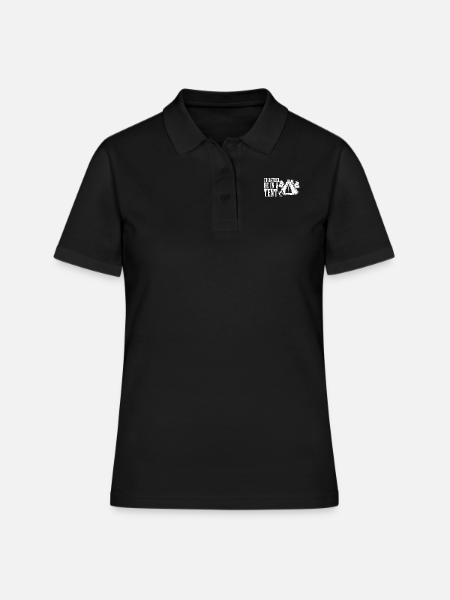 Pfadfinder - Frauen Polo Shirt - Schwarz