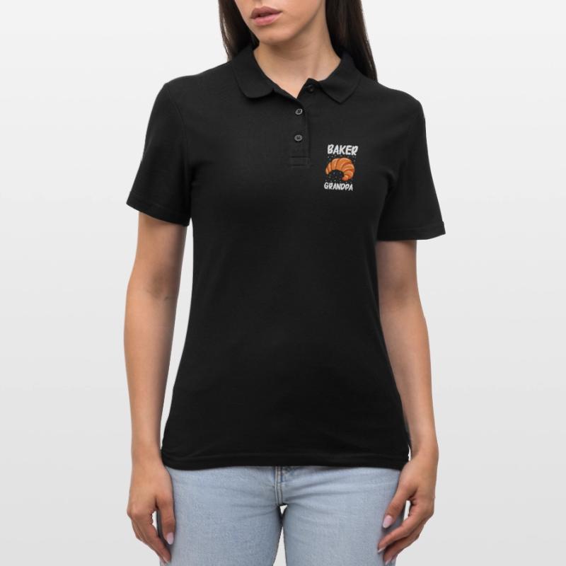 Baking Bread Bakery Bakery Bread Making Women's Polo Shirt