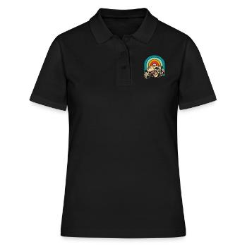 Monster Truck - Polo Femme - noir - Devant - Ailine (174cm)