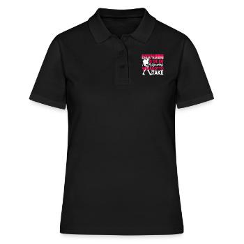 Backpacking Backpacking Is The Art Of Knowing - Women's Polo Shirt - black - Front - Ailine (174cm)