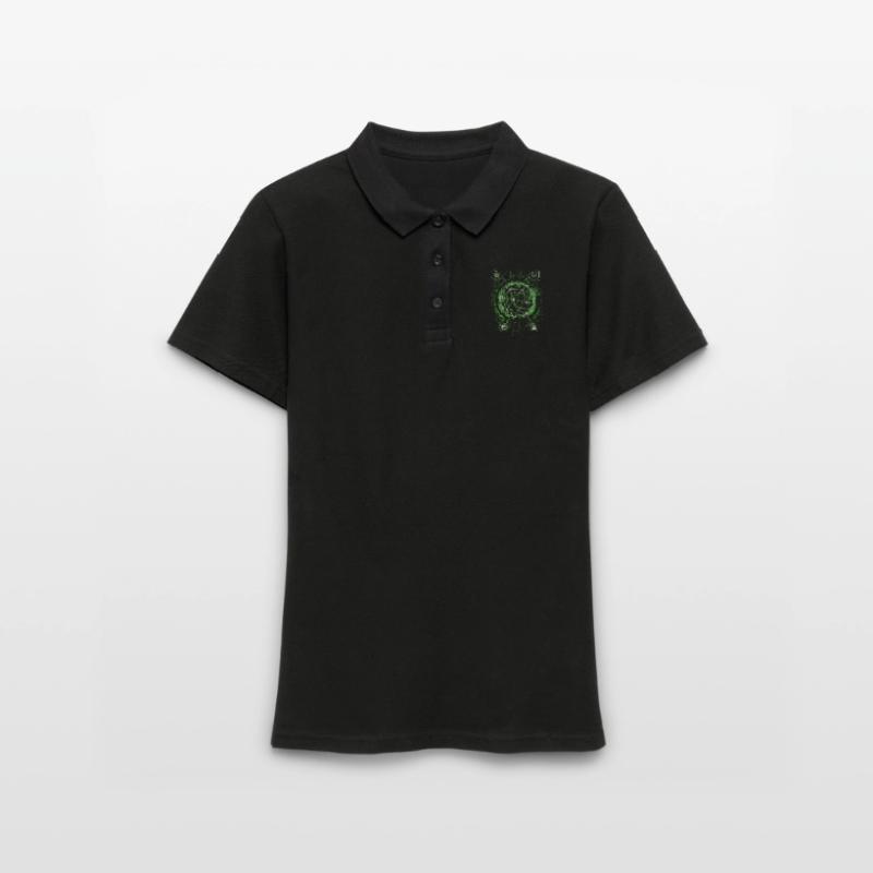 Funny Hacker Style Hacking Lover Computer Women's Polo Shirt