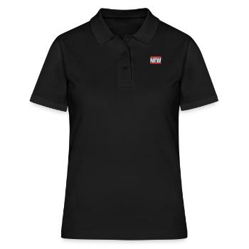 NRW Nordrhein Westfalen - Frauen Polo Shirt - Schwarz - Vorne - Ailine (174cm)