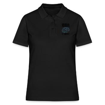 Unlock Your Brain's Potential Neuroplasticity - Frauen Polo Shirt - Schwarz - Vorne - Ailine (174cm)