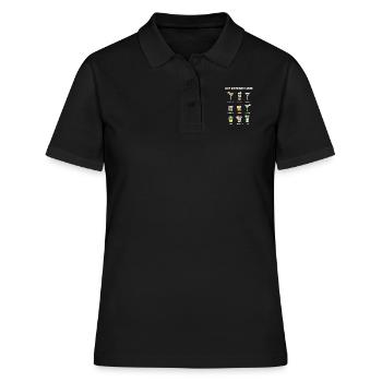 Barman Barman Cadeau Aubergiste Serveur - Polo Femme - noir - Devant - Ailine (174cm)