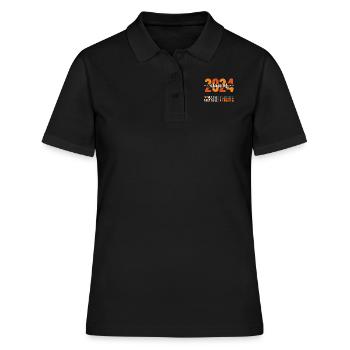 Abiturienten Class of 2024 We'll Get There - Frauen Polo Shirt - Schwarz - Vorne - Ailine (174cm)