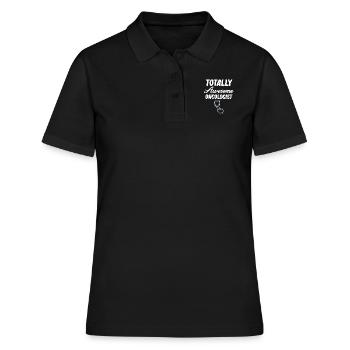 Absolut Genialer Onkologe Chemotherapie - Frauen Polo Shirt - Schwarz - Vorne - Ailine (174cm)