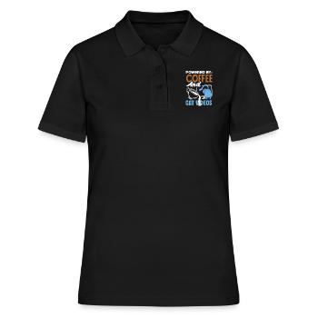 Barre de chocolat d’urgence Soulagement humoristique du stress - Polo Femme - noir - Devant - Ailine (174cm)