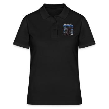 Terre-Neuve ANATOMIE D’UN TERRE-NEUVE Chiens - Polo Femme - noir - Devant - Ailine (174cm)