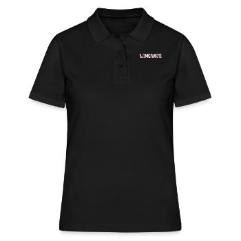 Rythme cardiaque de l’électrocardiogramme de limonade - Polo Femme - noir - Devant - Ailine (174cm)