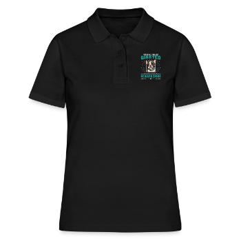 Frenchie PERSONAL STALKER RECHERCHÉ $1000 - Polo Femme - noir - Devant - Ailine (174cm)