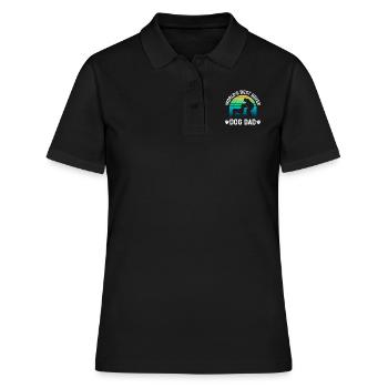 Deutscher Boxer WELTBESTER BOXER PAPA Boxer Fan - Frauen Polo Shirt - Schwarz - Vorne - Ailine (174cm)