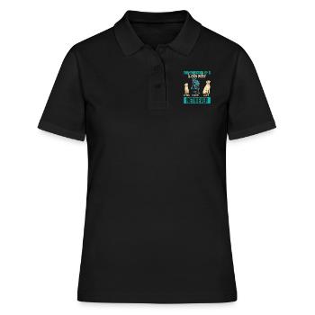 EVOLUTION OF A LABRADOR RETRIEVER Besitzer - Frauen Polo Shirt - Schwarz - Vorne - Ailine (174cm)