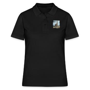 Alpaga Alpagas Alpaga - Polo Femme - noir - Devant - Ailine (174cm)