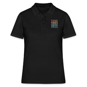 Tournevis accordeur - Polo Femme - noir - Devant - Ailine (174cm)