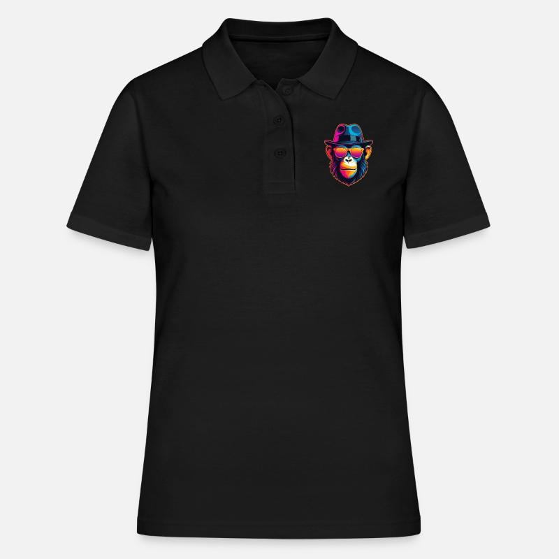 Neon Monkey - Women's Polo Shirt - black