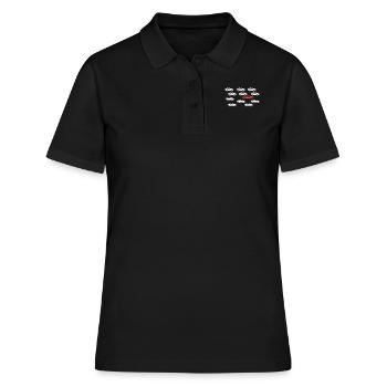 Against the tide Individuality and style - Women's Polo Shirt - black - Front - Ailine (174cm)