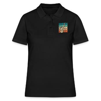 Saxophone Saxophone - Women's Polo Shirt - black - Front - Ailine (174cm)