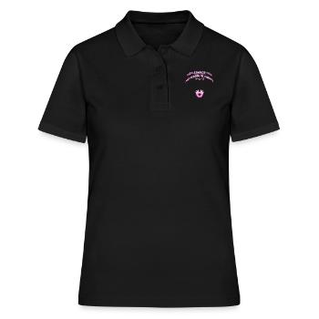 Mothers FIRST MOTHER'S DAY IN ACTION Fun - Women's Polo Shirt - black - Front - Ailine (174cm)