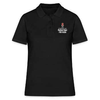 Mein Produzent Meint, Ich Hätte Das Perfekte - Frauen Polo Shirt - Schwarz - Vorne - Ailine (174cm)