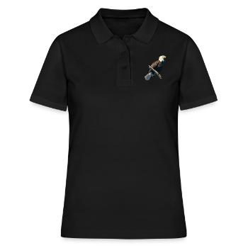 Bald Eagle Weißkopfseeadler - Women's Polo Shirt - black - Front - Ailine (174cm)
