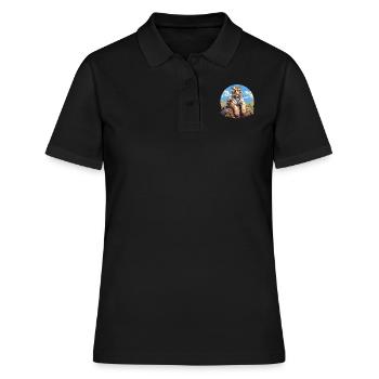 Tigre - Polo Femme - noir - Devant - Ailine (174cm)