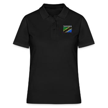 Tanzanie - Polo Femme - noir - Devant - Ailine (174cm)