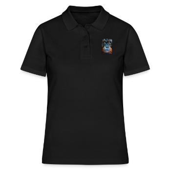 Orang-outan Orangs-outans Orang-outan - Polo Femme - noir - Devant - Ailine (174cm)